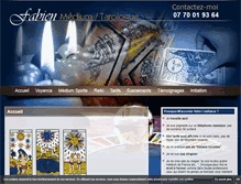 Tablet Screenshot of fabien-tarologue.com